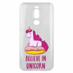 Чехол для Meizu X8 Единорог с пончиком - PrintSalon