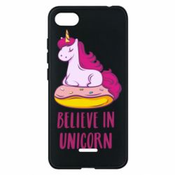Чехол для Xiaomi Redmi 6A Единорог с пончиком