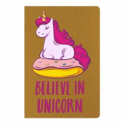 Блокнот з принтом Єдиноріг з пончиком