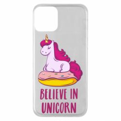 Чехол для iPhone 11 Единорог с пончиком - PrintSalon