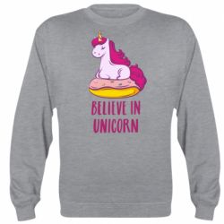 Cвитшот Единорог с пончиком - PrintSalon