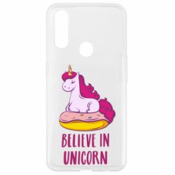 Чехол для Oppo A31 Единорог с пончиком - PrintSalon