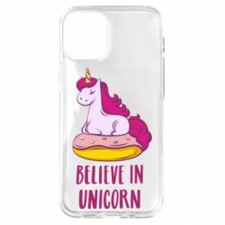 Чехол для iPhone 12 mini Единорог с пончиком - PrintSalon