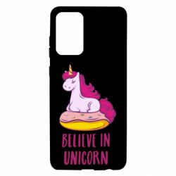 Чехол для Samsung A72 5G Единорог с пончиком - PrintSalon