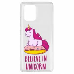 Чохол для Samsung S10 Lite Єдиноріг з пончиком