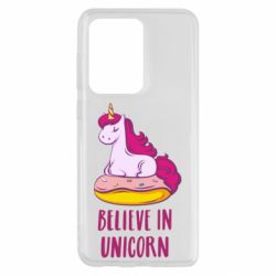 Чехол для Samsung S20 Ultra Единорог с пончиком - PrintSalon