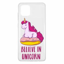 Чехол для Samsung Note 10 Lite Единорог с пончиком - PrintSalon