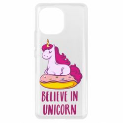 Чехол для Xiaomi Mi11 Единорог с пончиком - PrintSalon