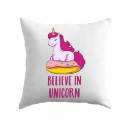 Подушка Единорог с пончиком - PrintSalon