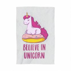 Полотенце с принтом Единорог с пончиком - PrintSalon