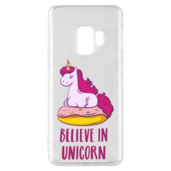 Чехол для Samsung S9 Единорог с пончиком - PrintSalon