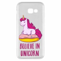 Чехол для Samsung A5 2017 Единорог с пончиком - PrintSalon