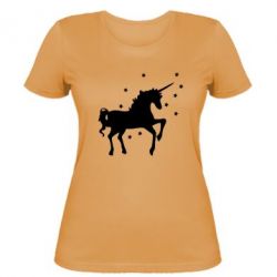 Женская футболка Единорог - PrintSalon
