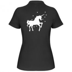 Женское поло Единорог - PrintSalon