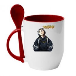 Чашка с ложкой Элджей - PrintSalon