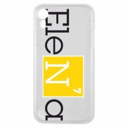 Чехол для iPhone XR Elena - PrintSalon