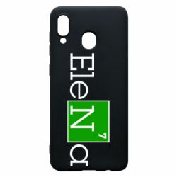 Чехол для Samsung A20 Elena - PrintSalon