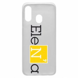 Чехол для Samsung A40 Elena - PrintSalon