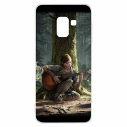 Чехол для Samsung A8 2018 Ellie Plays Guitar - PrintSalon