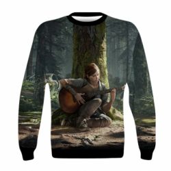 Детский 3D свитшот Ellie Plays Guitar