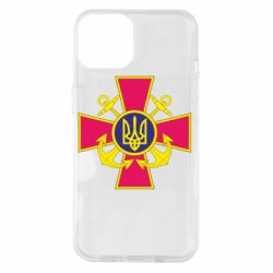 Чехол для iPhone 14 Эмблема ВМСУ - PrintSalon