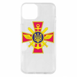 Чехол для iPhone 14 Эмблема ВСУ-PrintSalon Чехол для iPhone 14 Эмблема ВСУ