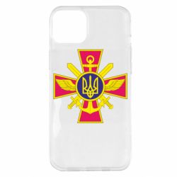 Чехол для iPhone 14 Plus Эмблема ВСУ - PrintSalon
