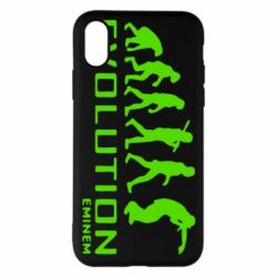 Чехол для iPhone X/Xs Eminem Evolution - PrintSalon