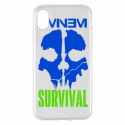 Чохол для iPhone X/Xs Eminem Survival - PrintSalon