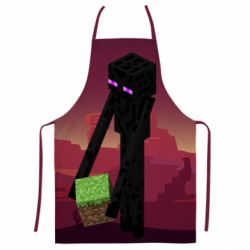 Фартук с 3D принтом Enderman - PrintSalon