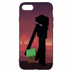Чехол для iPhone 7 Enderman - PrintSalon