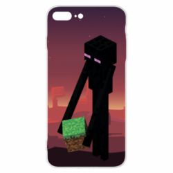Чехол для iPhone 7 Plus Enderman - PrintSalon
