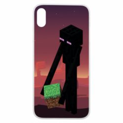 Чехол для iPhone Xs Max Enderman - PrintSalon