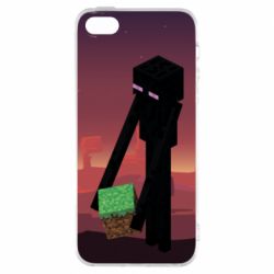 Чехол для iPhone5/5S/SE Enderman - PrintSalon