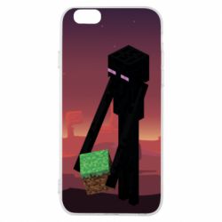 Чехол для iPhone 6/6S Enderman - PrintSalon