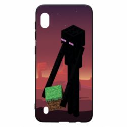 Чехол для Samsung A10 Enderman - PrintSalon
