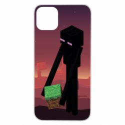 Чехол для iPhone 11 Pro Max Enderman - PrintSalon