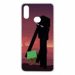 Чехол для Samsung A10s Enderman - PrintSalon
