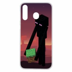 Чехол для Samsung M30 Enderman - PrintSalon