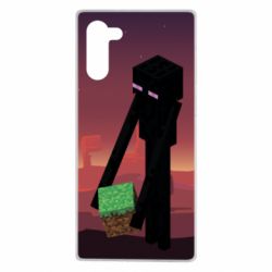 Чехол для Samsung Note 10 Enderman - PrintSalon
