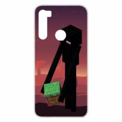 Чехол для Xiaomi Redmi Note 8 Enderman - PrintSalon