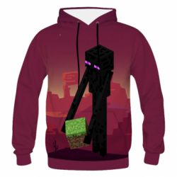 Мужское 3D худи Enderman