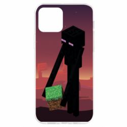 Чехол для iPhone 12 Enderman - PrintSalon