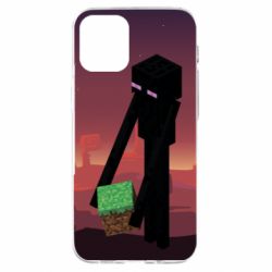 Чехол для iPhone 12 mini Enderman - PrintSalon