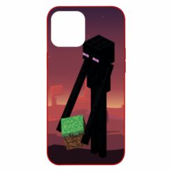 Чехол для iPhone 12 Pro Max Enderman - PrintSalon