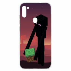 Чехол для Samsung A11/M11 Enderman - PrintSalon