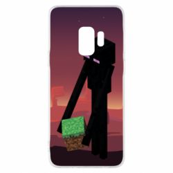 Чехол для Samsung S9 Enderman - PrintSalon