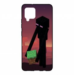 Чехол для Samsung A42 5G Enderman - PrintSalon