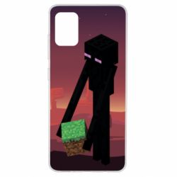 Чехол для Samsung A51 Enderman - PrintSalon