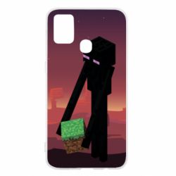 Чехол для Samsung M31 Enderman - PrintSalon